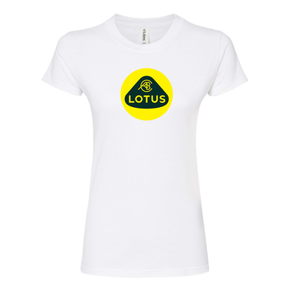 Women’s Lotus Car Round Neck T-Shirt