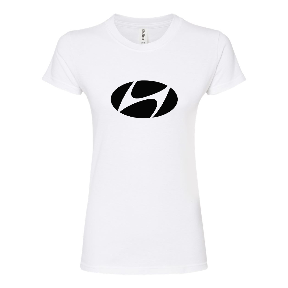 Women's Hyundai New Logo Car  Round Neck T-Shirt