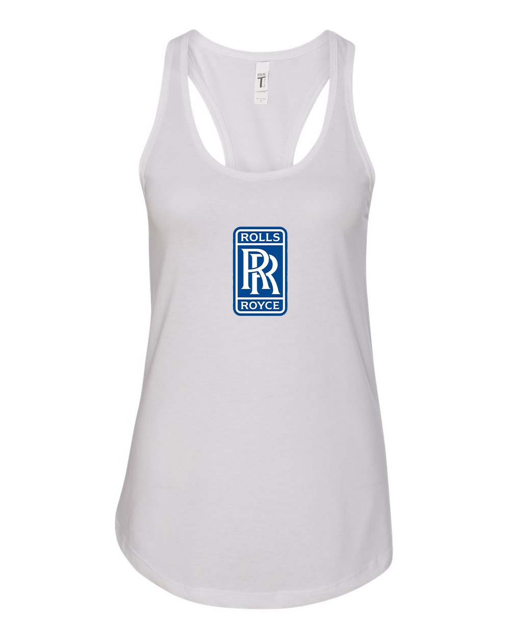 Women's Rolls Royce Motorsport Car Racerback Tank Top