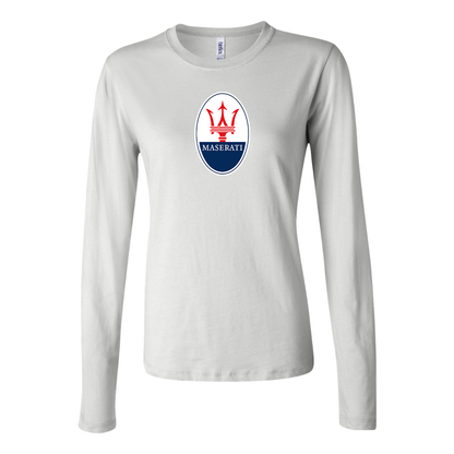 Women's Maserati Car Long Sleeve T-Shirt