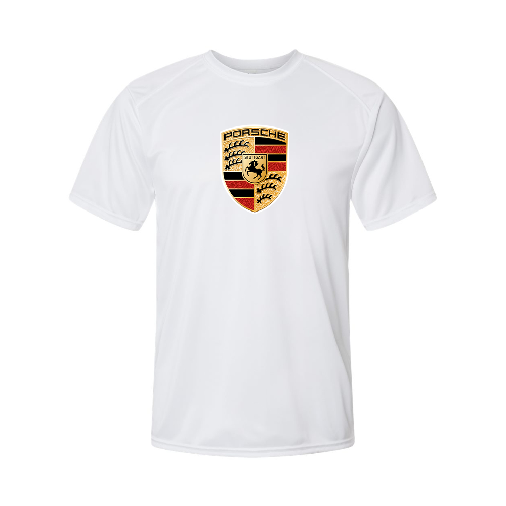 Men’s Porsche Car Polyester T-Shirt