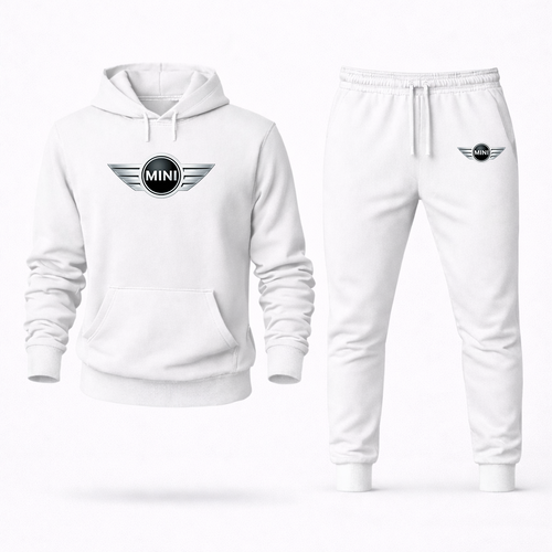 Men's Mini Cooper Car Hoodie Joggers Set