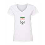 Women's Iran National Soccer Team V-Neck T-Shirt