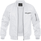 Men's Saint Laurent Lightweight Bomber Jacket Windbreaker Softshell Varsity Jacket Coat