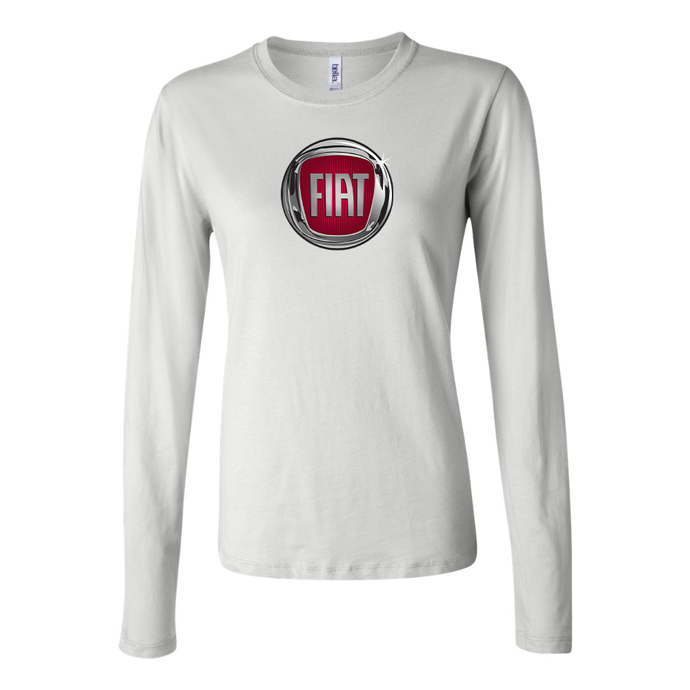 Women's Fiat Car Long Sleeve T-Shirt