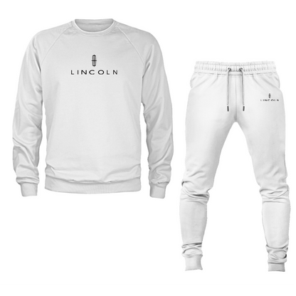 Men’s Lincoln Car Crewneck Sweatshirt Joggers Suit