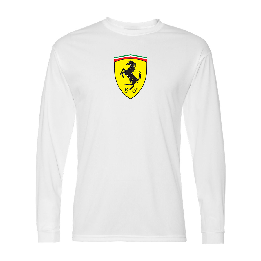 Men’s  Ferrari Motorsport Car - C2 Sport - Performance Long Sleeve T-Shirt - 5104