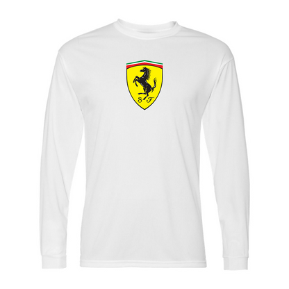 Men’s  Ferrari Motorsport Car - C2 Sport - Performance Long Sleeve T-Shirt - 5104