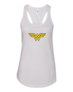 Women's Wonder Woman Superhero Racerback Tank Top