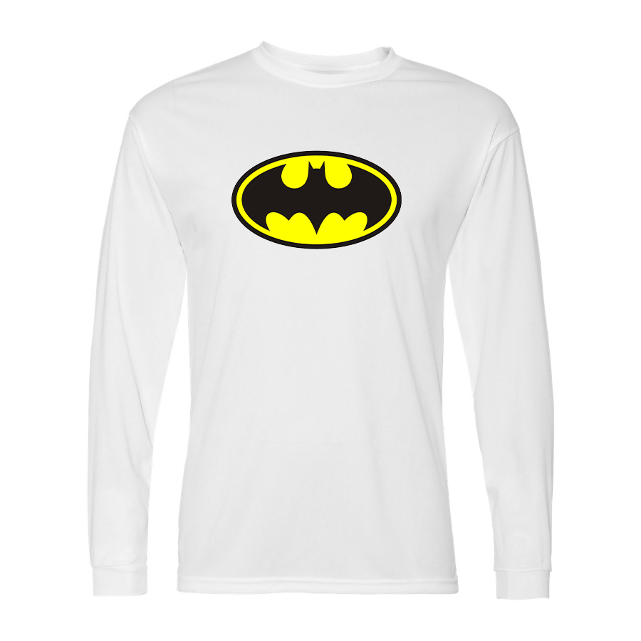Men’s DC Comics Batman- C2 Sport - Polyester Long Sleeve T-Shirt - 5104