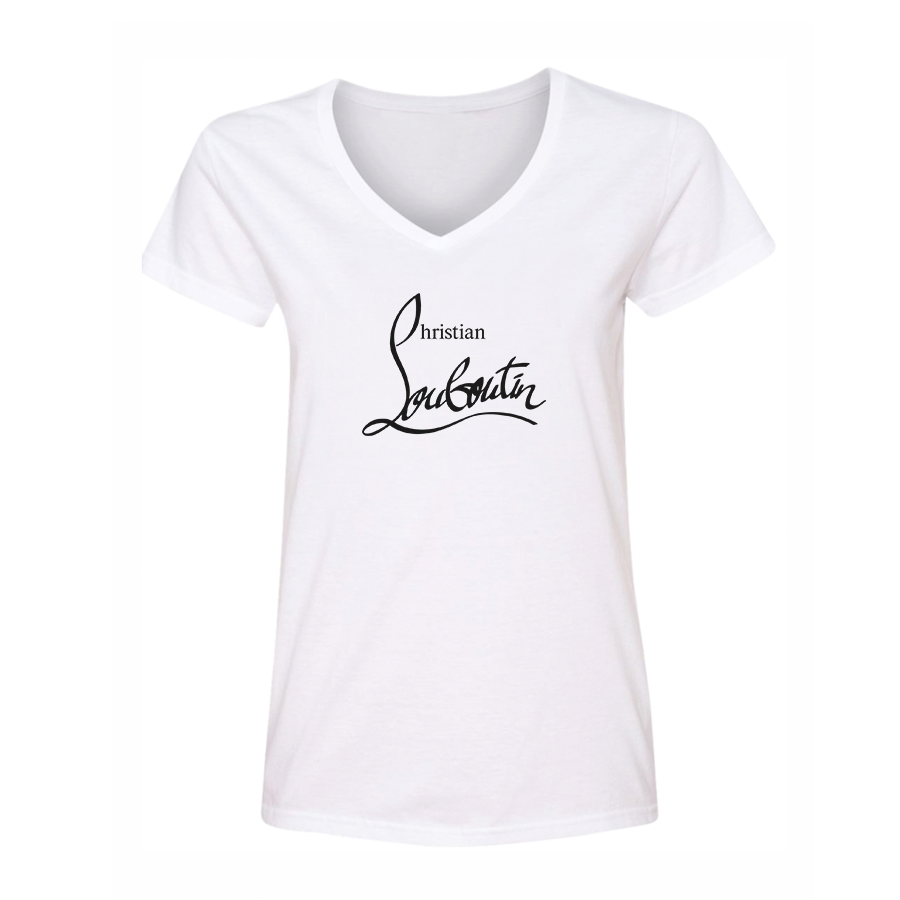 Women's Christian Louboutin V-Neck T-Shirt