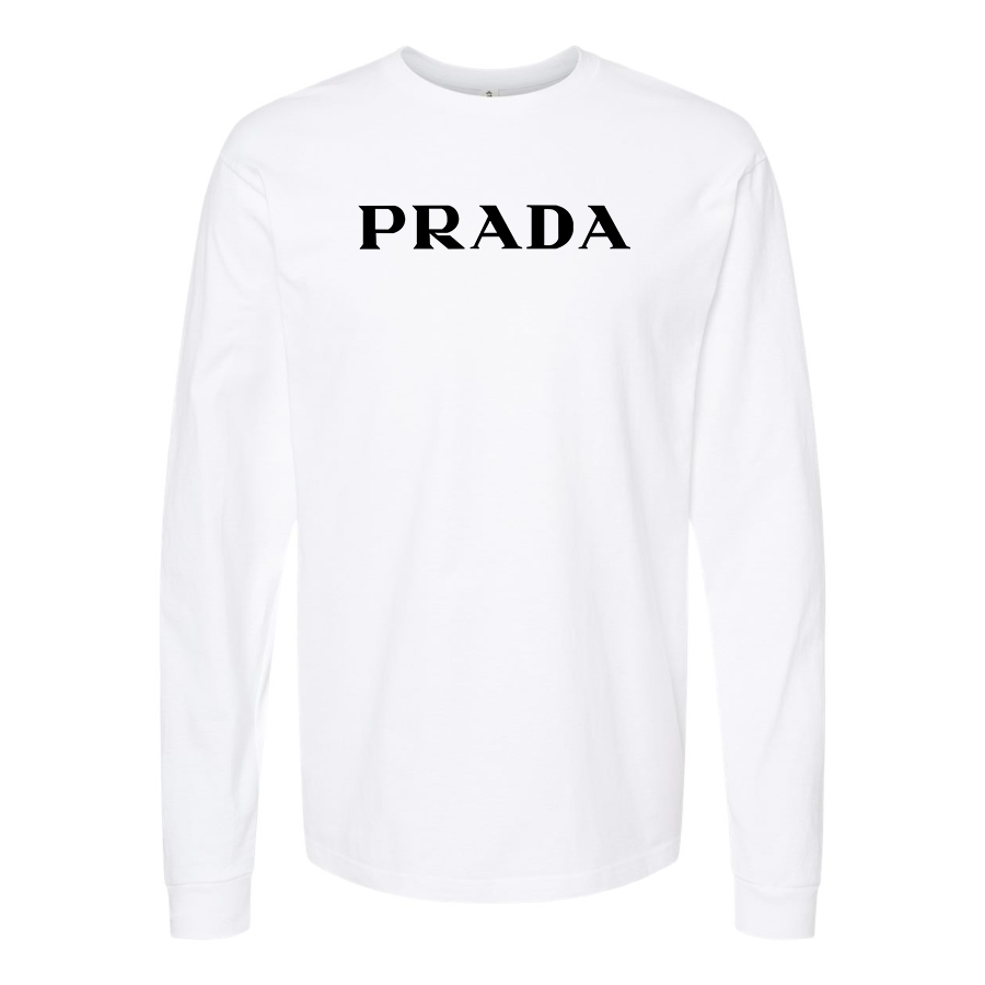 Men's Prada Cotton Long Sleeve T-Shirt