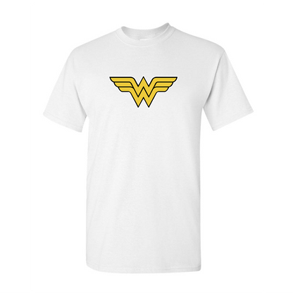 Youth Kids Wonder Woman Superhero Cotton T-Shirt