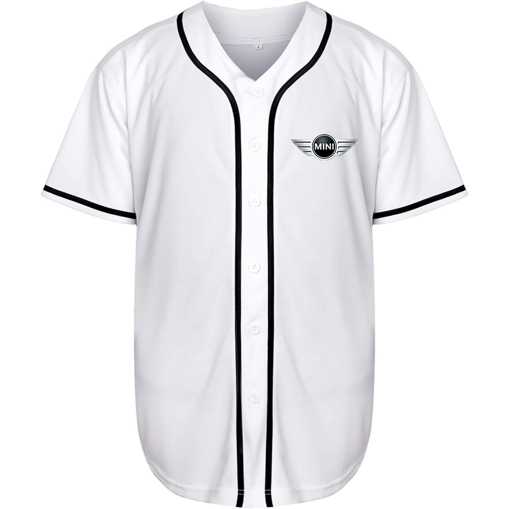 Men’s Mini Cooper Car Baseball Jersey