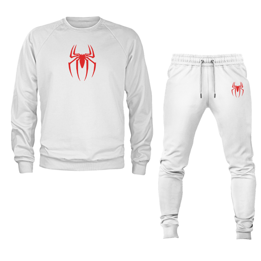 Men's Spiderman Marvel Avengers Superhero Crewneck Sweatshirt Joggers Suit
