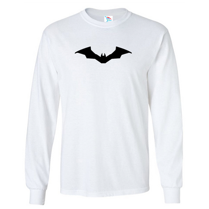Youth Kids New Batman DC Universe Superhero Long Sleeve T-Shirt