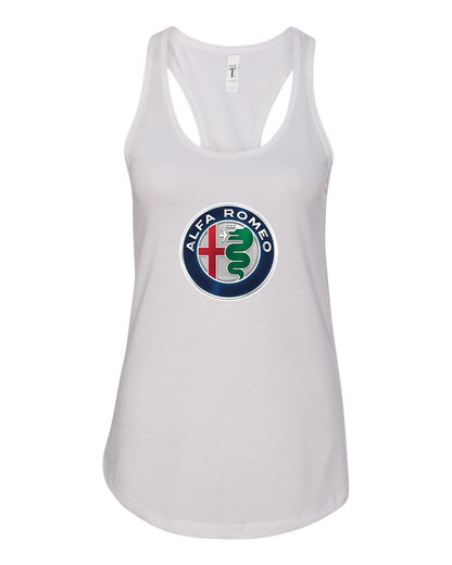 Women's Alfa Romeo Car Racerback Tank Top