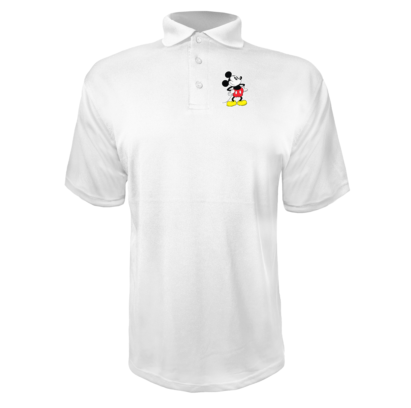 Men's Mickey Mouse Cartoon Polyester Polo