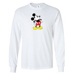 Men's Mickey Mouse Cartoon Long Sleeve T-Shirt