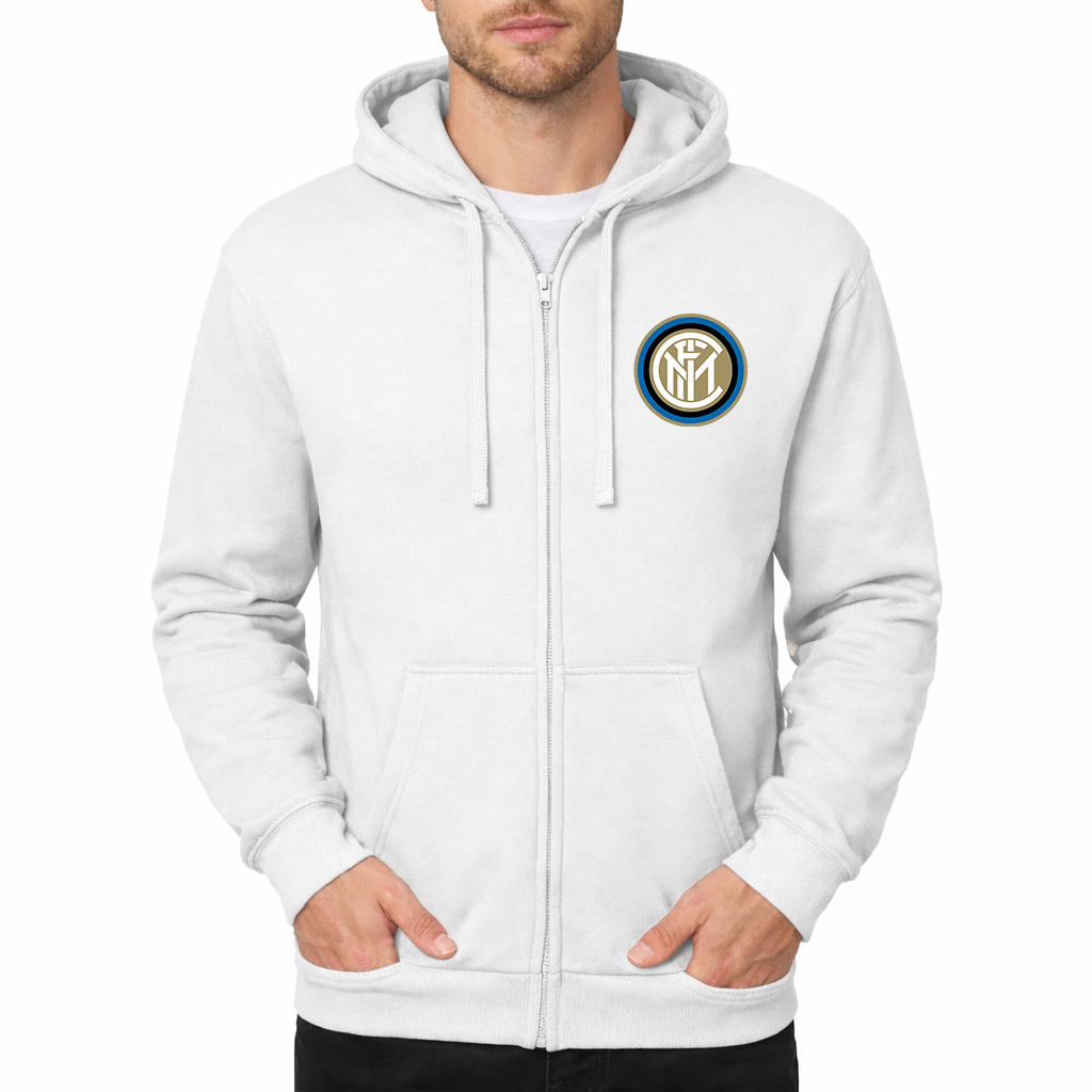 Men's Inter Milan Soccer Zipper Hoodie