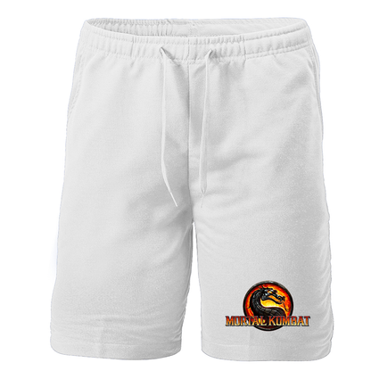 Men's Mortal Kombat Game Athletic Fleece Shorts