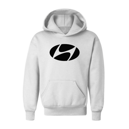 Youth Kids Hyundai New Logo Car  Pullover Hoodie