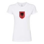 Women's Albania National Soccer Team Round Neck T-Shirt