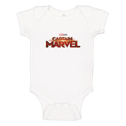 Captain Marvel Superhero  Baby Romper Onesie