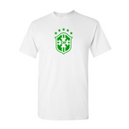 Youth Kids Brazil Soccer Cotton T-Shirt