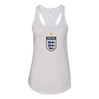 Women's England National Soccer Team  Racerback Tank Top