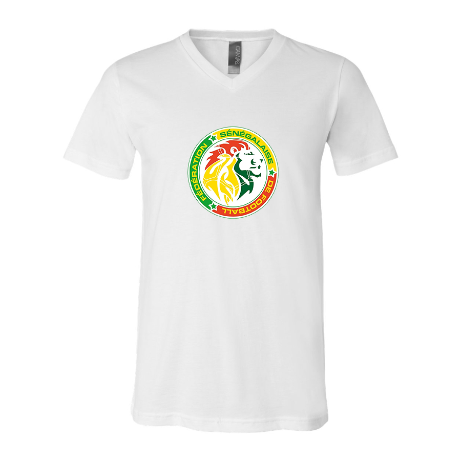 Men’s  Senegal National Soccer Team copy - BELLA + CANVAS - Jersey V-Neck Tee - 3005