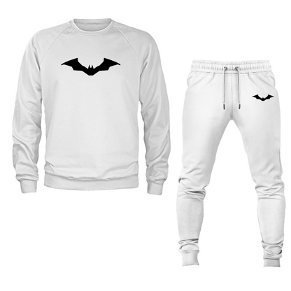 Men's New Batman DC Universe Superhero Crewneck Sweatshirt Joggers Suit