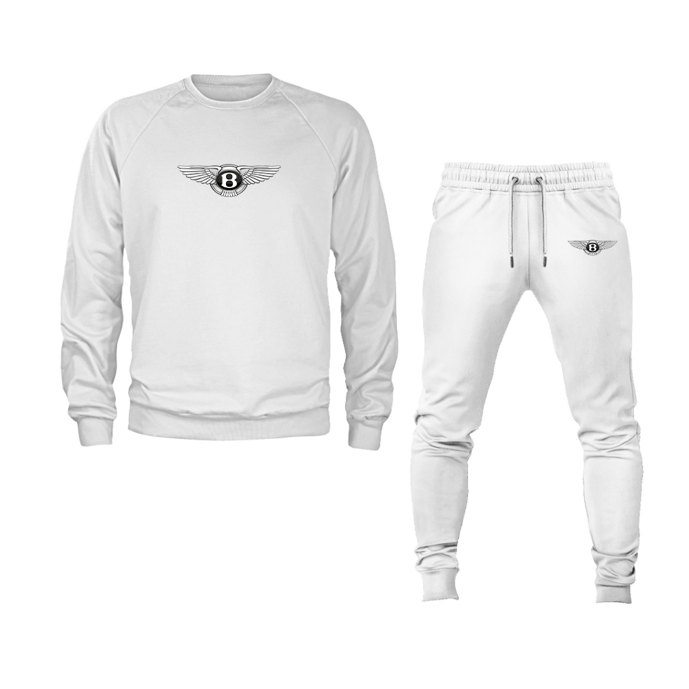 Men’s Bentley Motorsports Car Crewneck Sweatshirt Joggers Suit