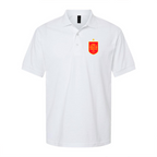 Men's Spain Red Logo National Soccer Team Dry Blend Polo