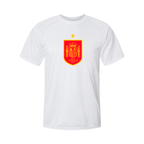 Men's Spain Red Logo National Soccer Team Performance T-Shirt