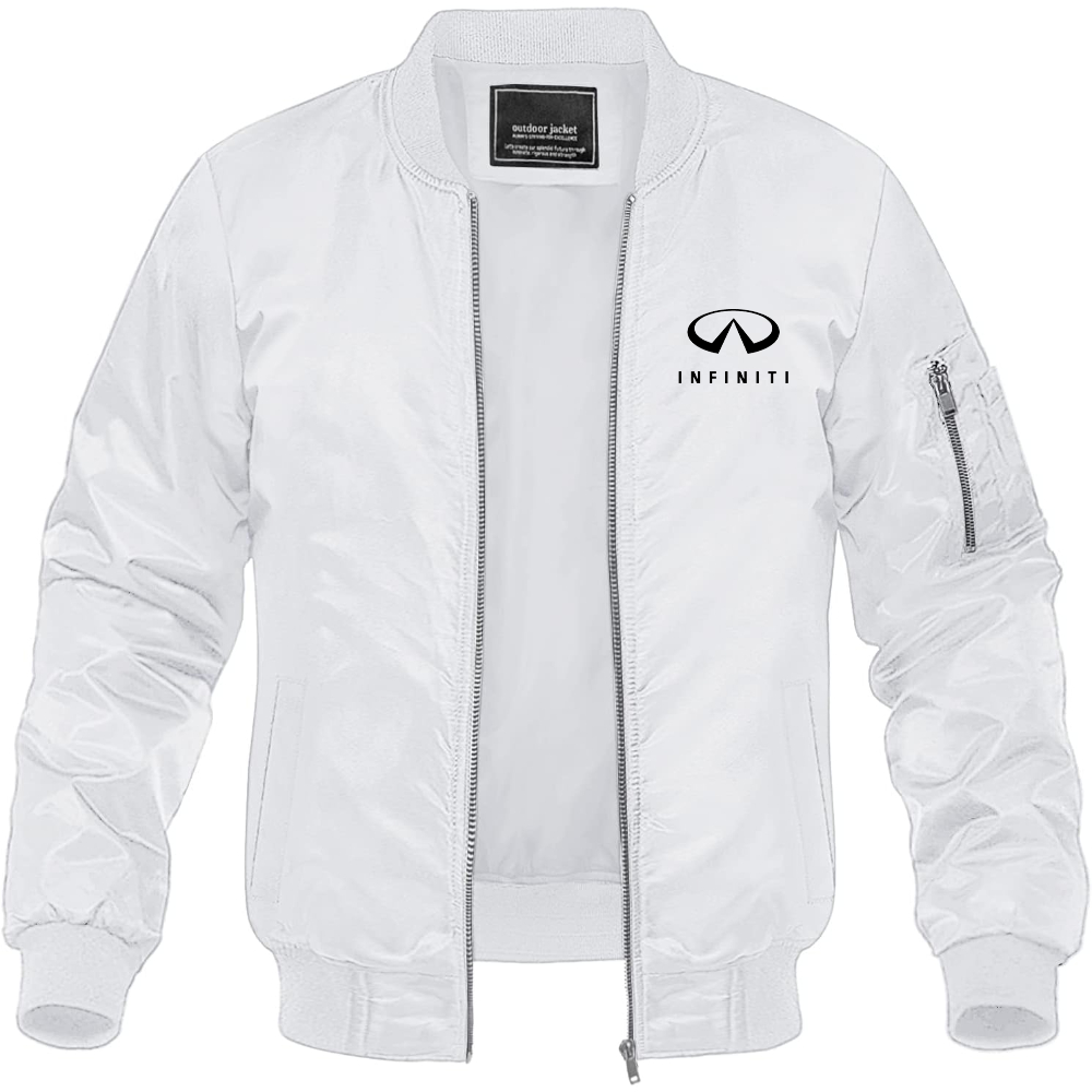 Men’s Infiniti Luxury Car Lightweight Bomber Jacket Windbreaker Softshell Varsity Jacket Coat