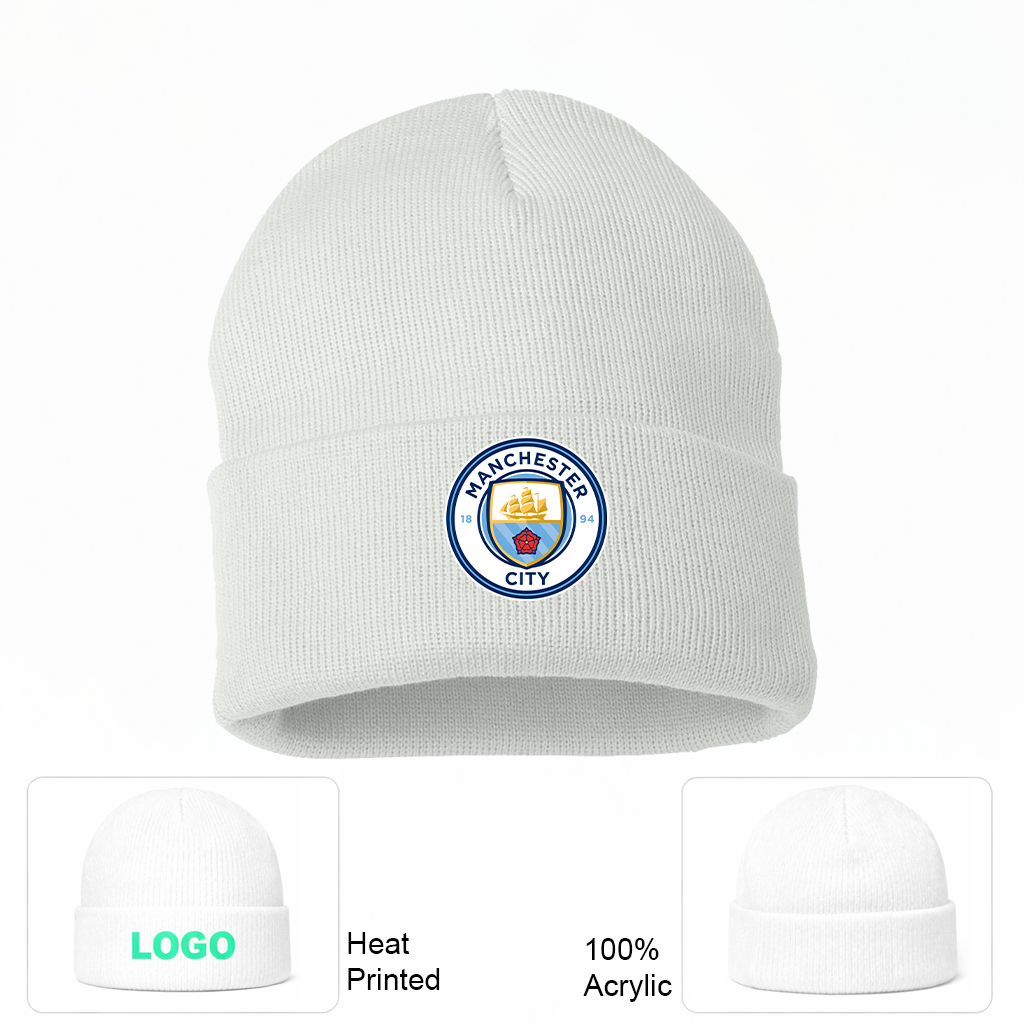 Manchester City Soccer Beanie Hat