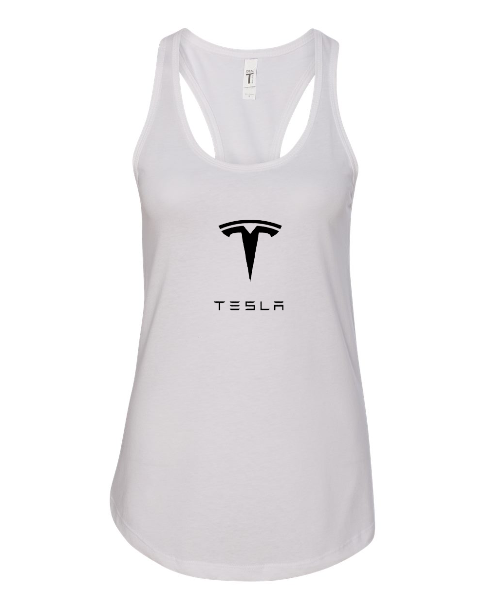 Women's Tesla Motorsports Car Racerback Tank Top