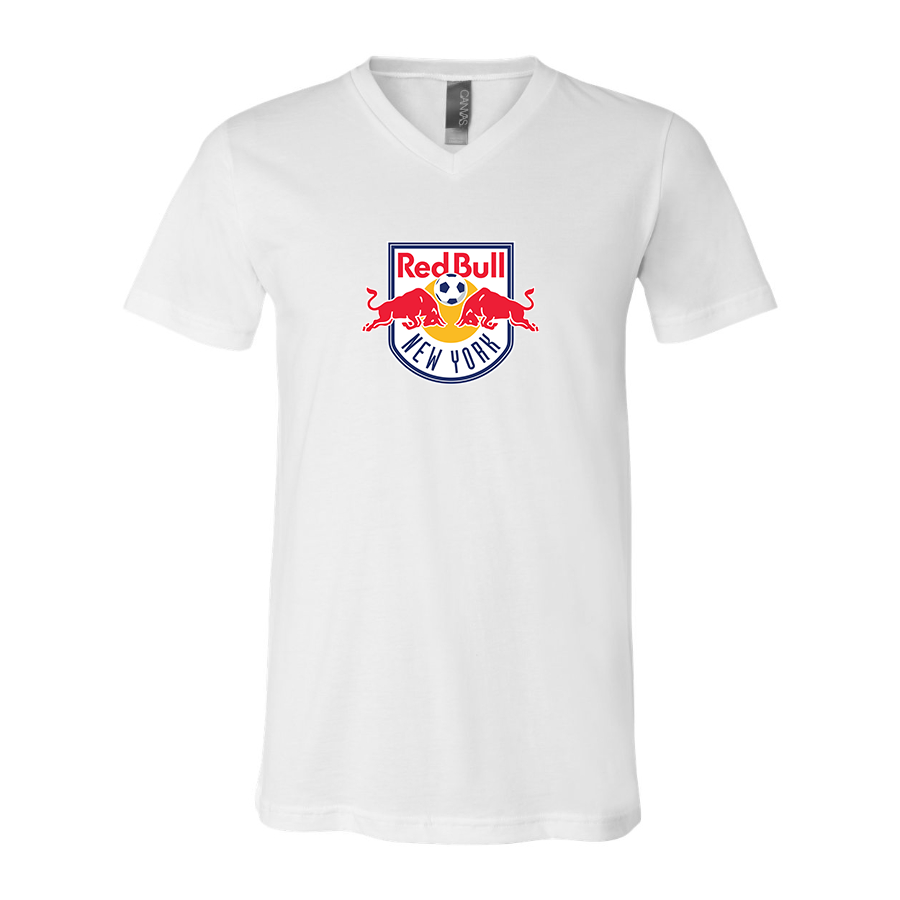 Men’s New York Red Bulls FC - BELLA + CANVAS - Jersey V-Neck Tee - 3005