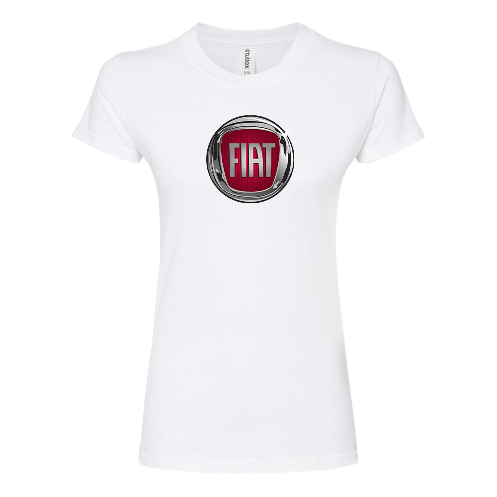 Women’s Fiat Car Round Neck T-Shirt