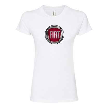 Women’s Fiat Car Round Neck T-Shirt