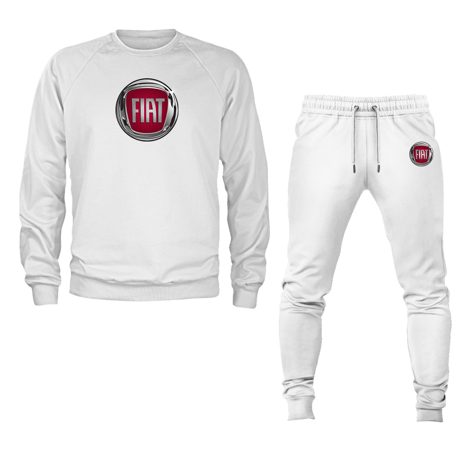 Men’s Fiat Car Crewneck Sweatshirt Joggers Suit