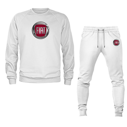 Men’s Fiat Car Crewneck Sweatshirt Joggers Suit