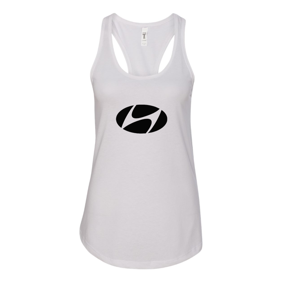 Women's Hyundai New Logo Car  Racerback Tank Top