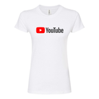 Women's YouTube Social Video Steaming Round Neck T-Shirt