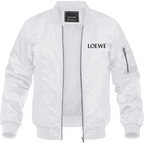 Men's Loewe Lightweight Bomber Jacket Windbreaker Softshell Varsity Jacket Coat