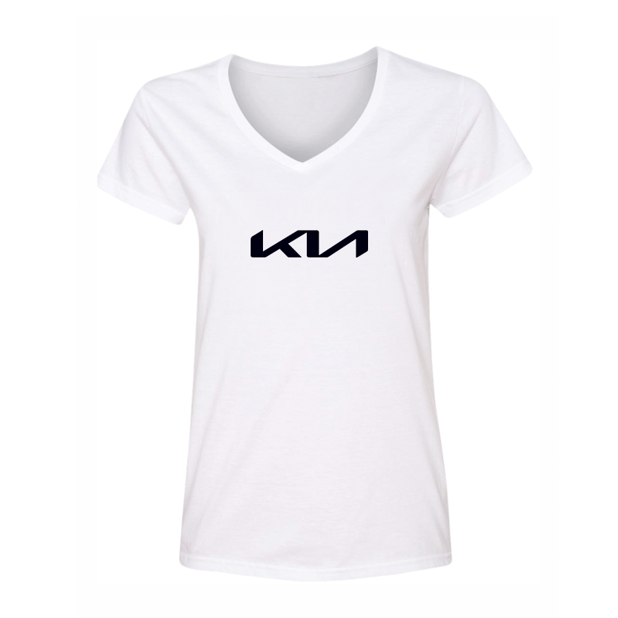 Women's Kia Car V-Neck T-Shirt