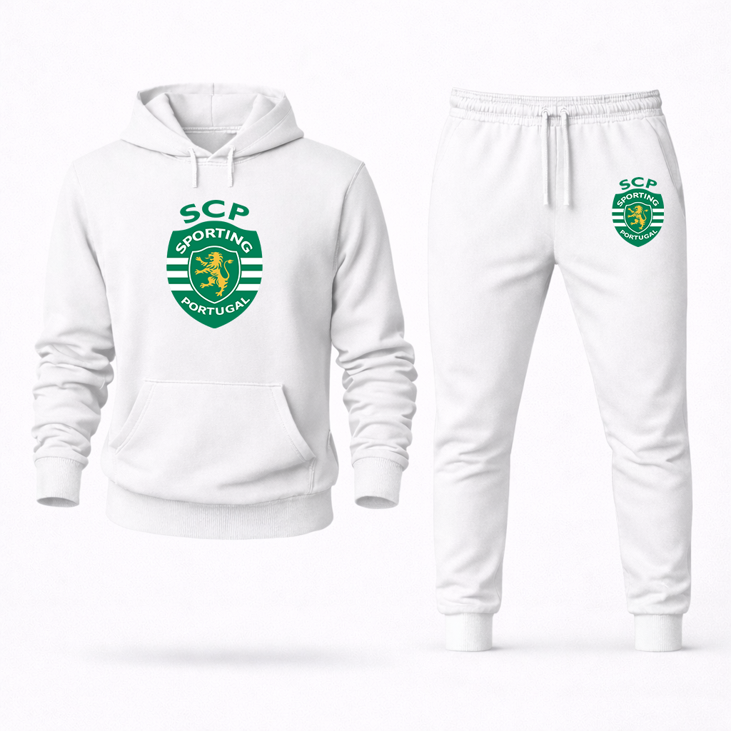 Men's Sporting CP FC Hoodie Joggers Set