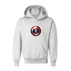 Youth Kids Captain America Superhero Pullover Hoodie