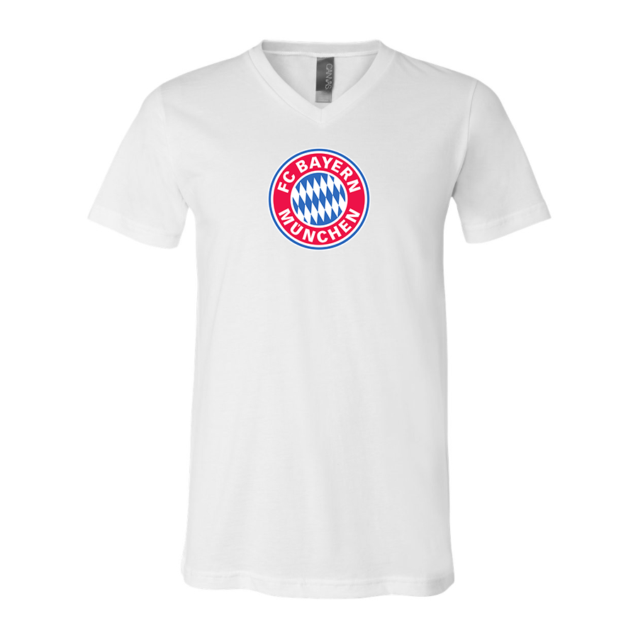 Men’s F.C. Bayern Munich Soccer - BELLA + CANVAS - Jersey V-Neck Tee - 3005